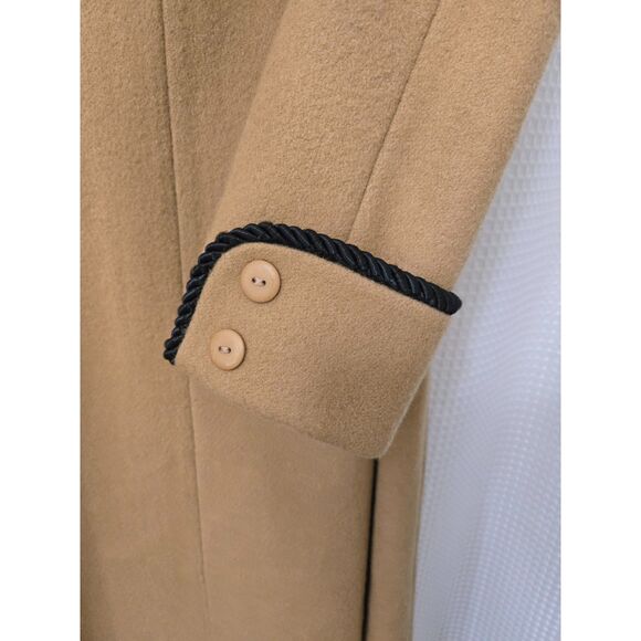 MDP Mario De Pinto Vintage 100% Pure Wool Women's Coat Size Small Chic Boho - Picture 2 of 7